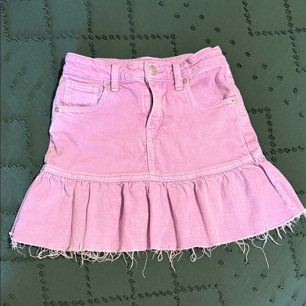 Art Class 💜Lavender Ruffle Skirt